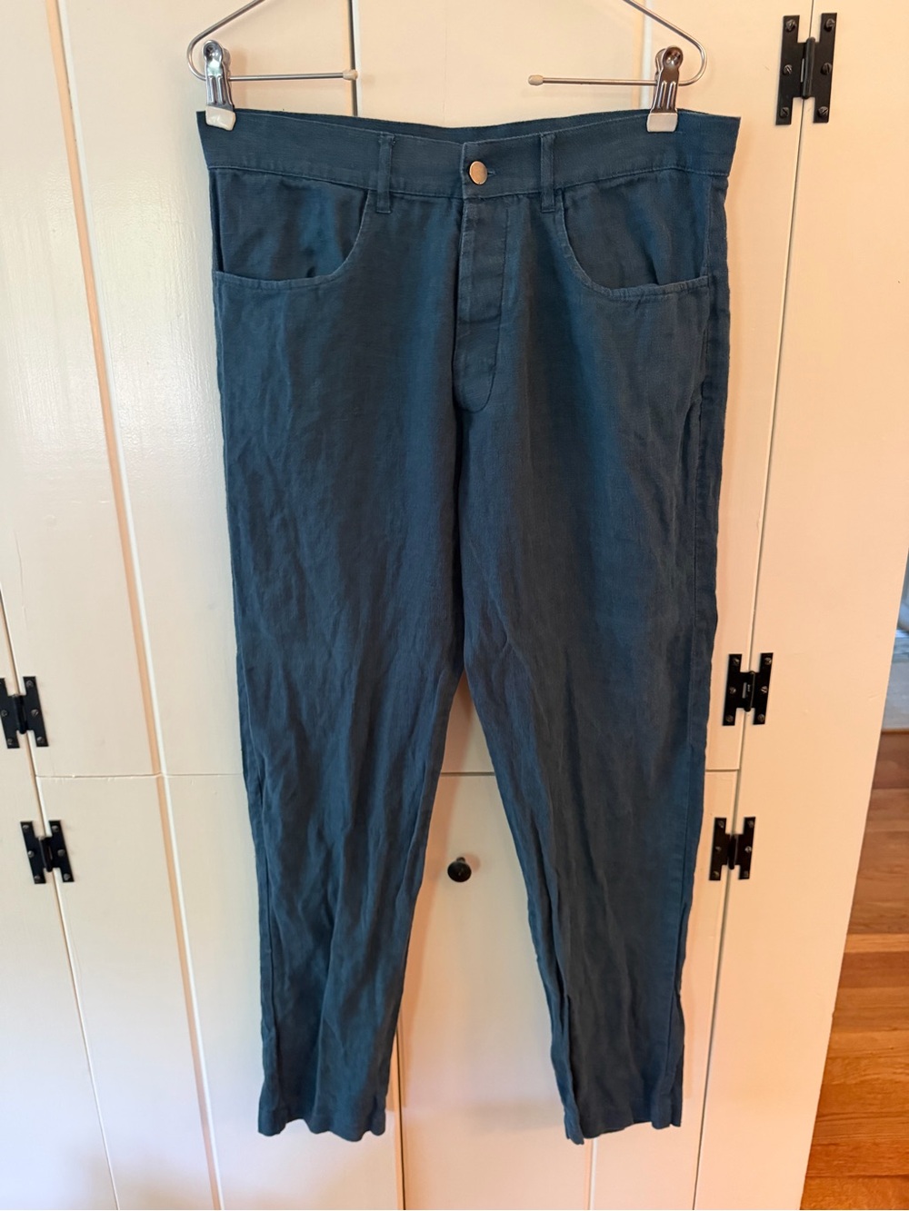 Men's Dress Pants in Teal Blue
